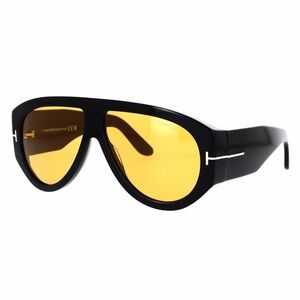 Tom Ford Sunglasses with Black Frame and Yellow Lenses